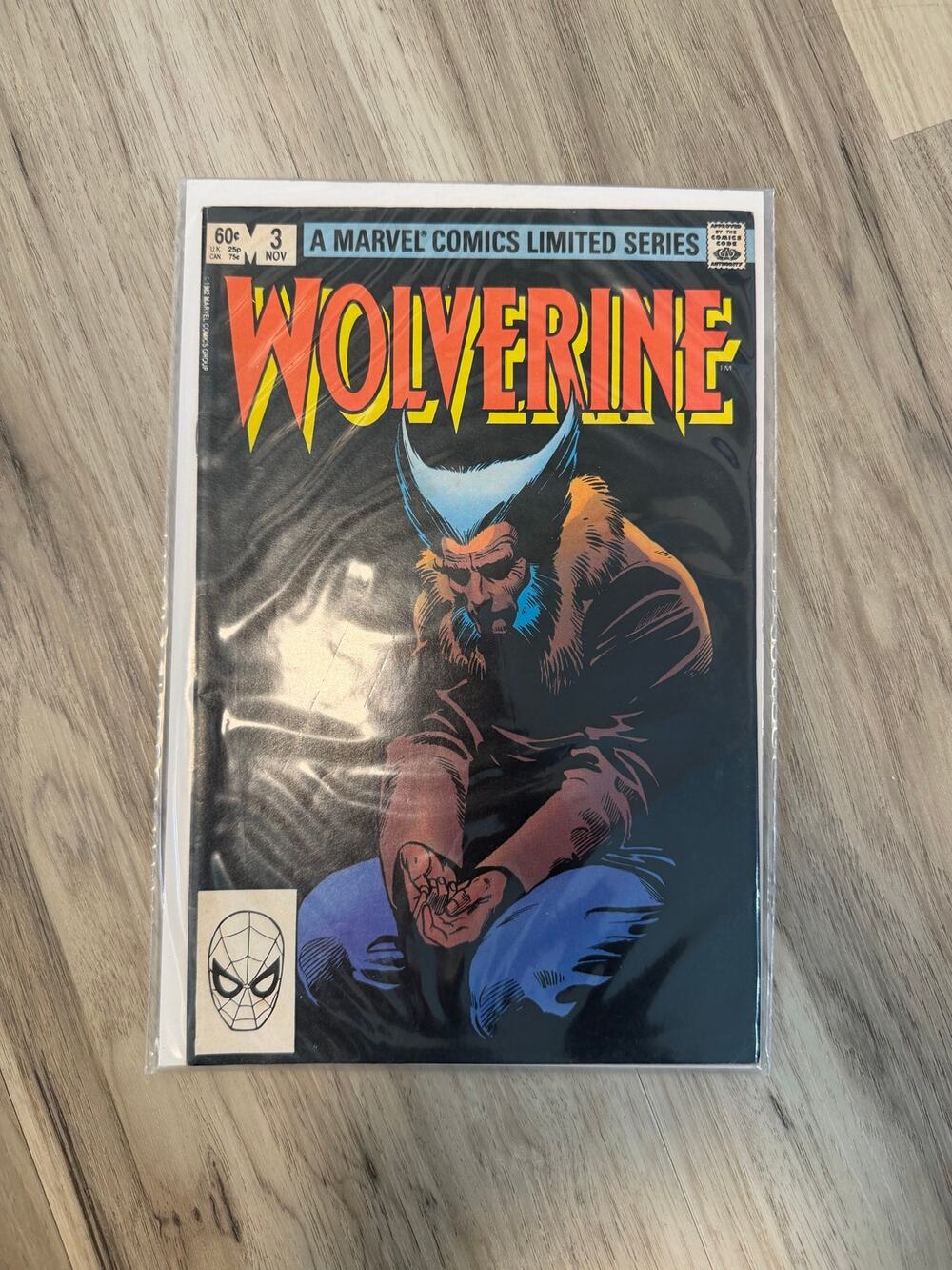 Wolverine #3 Marvel Comics November 1982 Comic Book